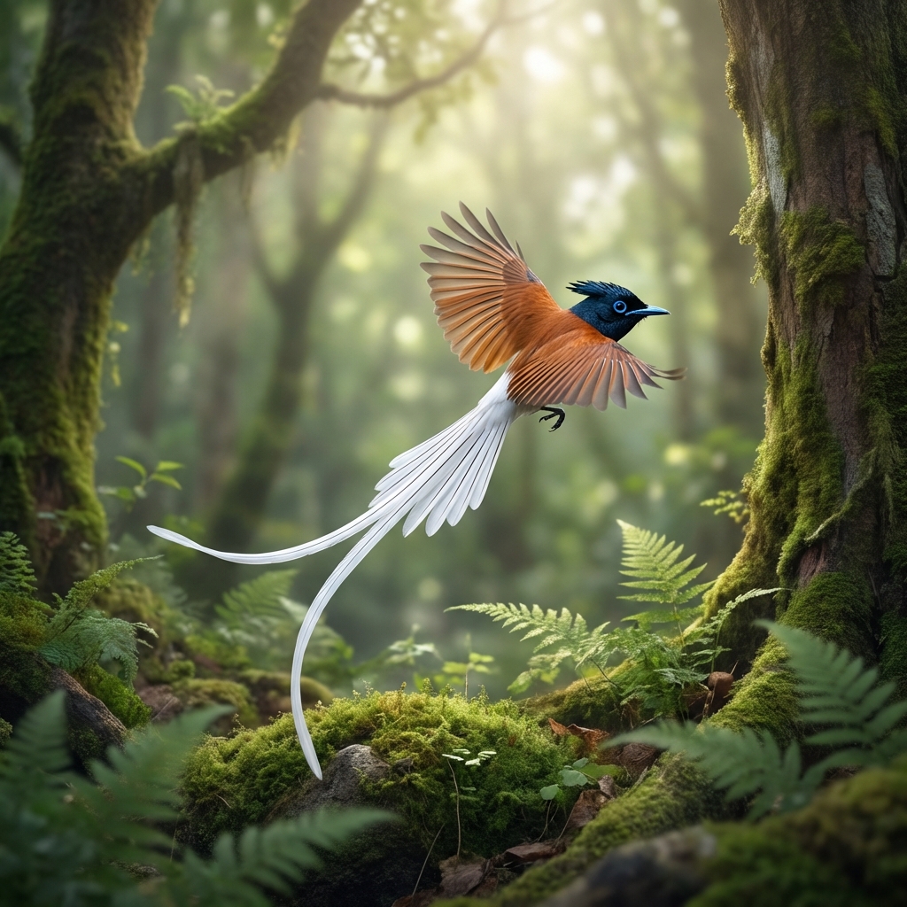 Paradise Flycatcher