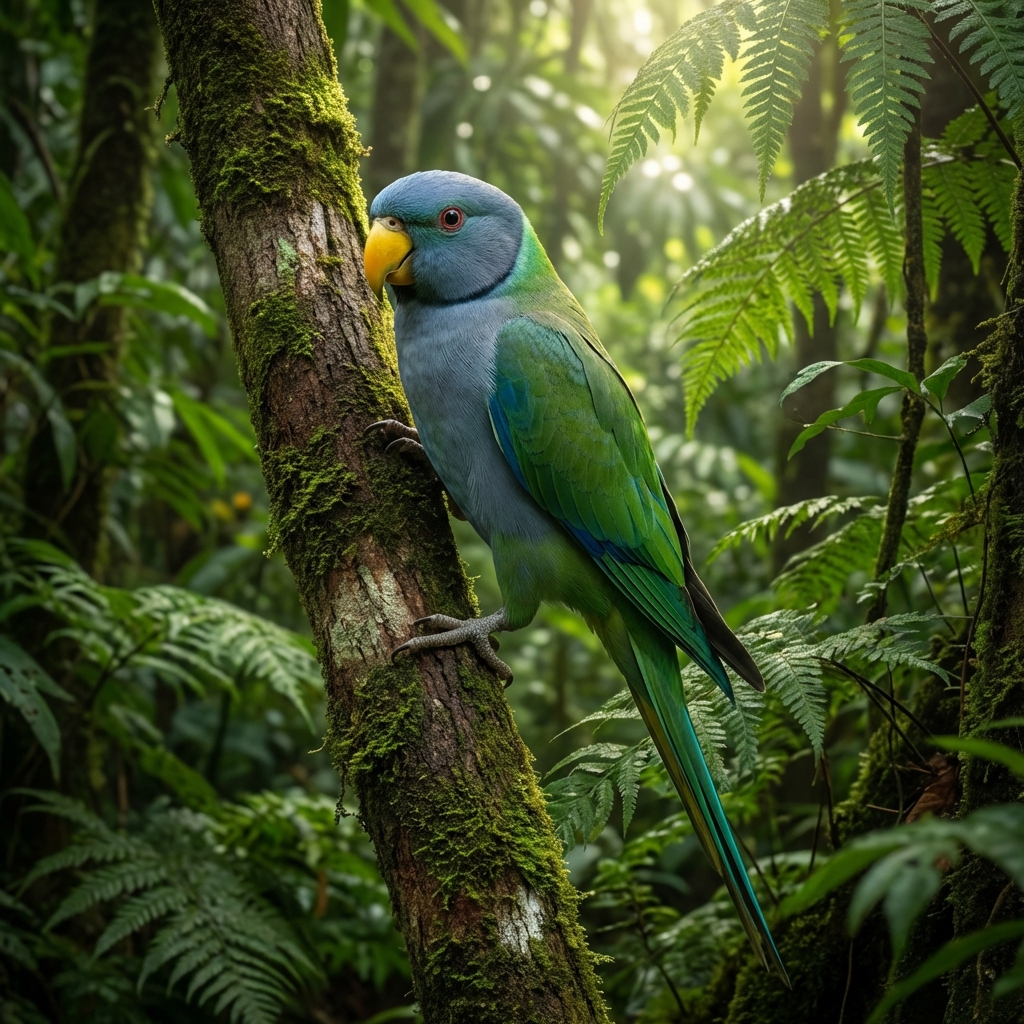 Blue-Winged Parakeet
